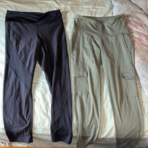 Under armor old navy Black and Olive Green Pants Set